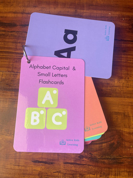 Alphabet Capital & Small Letters Flashcards